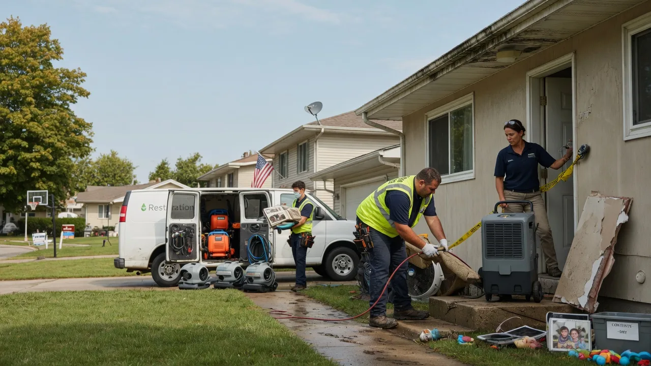 Water Damage Restoration in Uniopolis, OH near me